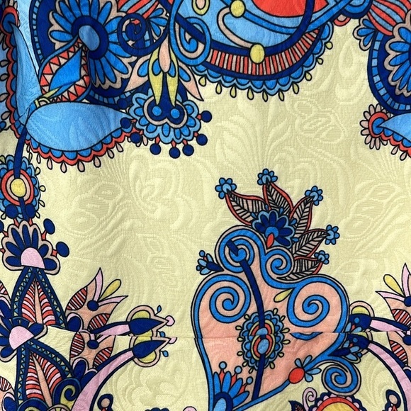 Comino Couture London Lemon Check Abstract Dress Size 8 - Picture 8 of 16